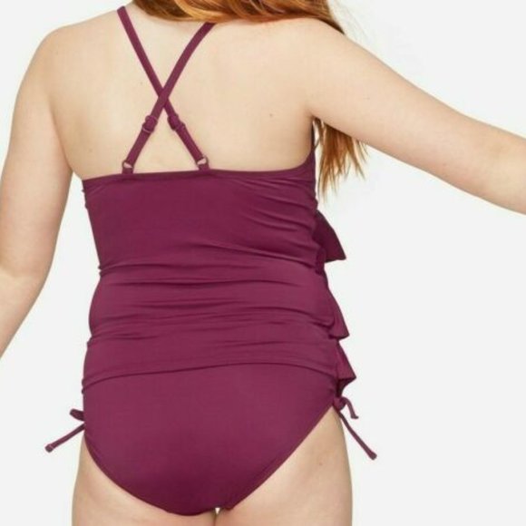 2 Pcs Justice Tankini Swimsuit - Picture 2 of 12